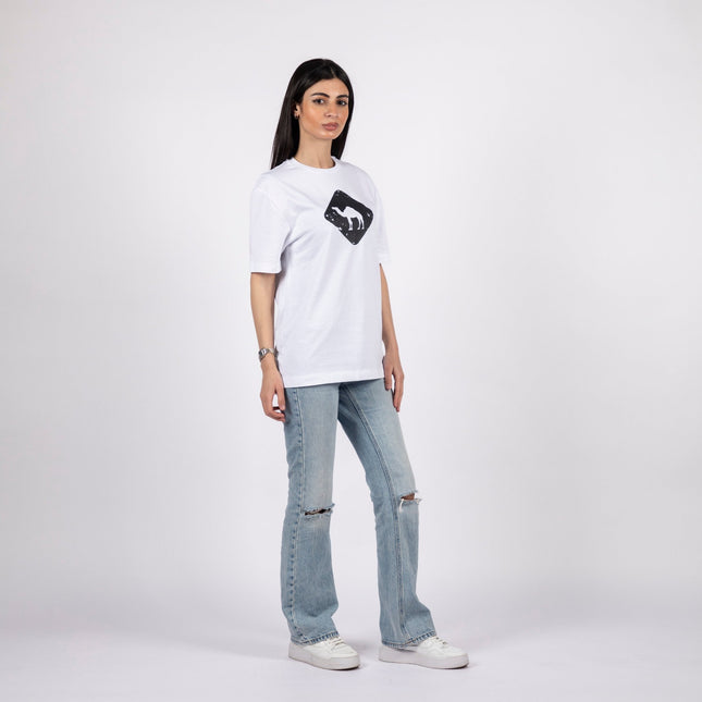 Jobedu Camel Crossing | Basic Cut T-shirt - Graphic T-Shirt - Unisex - Jobedu Jordan