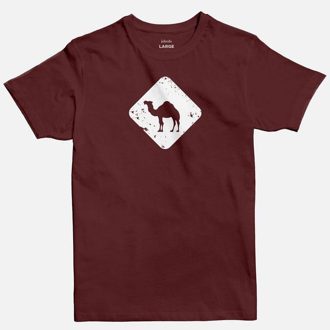 Jobedu Camel Crossing | Basic Cut T-shirt - Graphic T-Shirt - Unisex - Jobedu Jordan