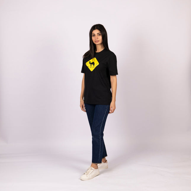 Jobedu Camel Crossing | Basic Cut T-shirt - Graphic T-Shirt - Unisex - Jobedu Jordan