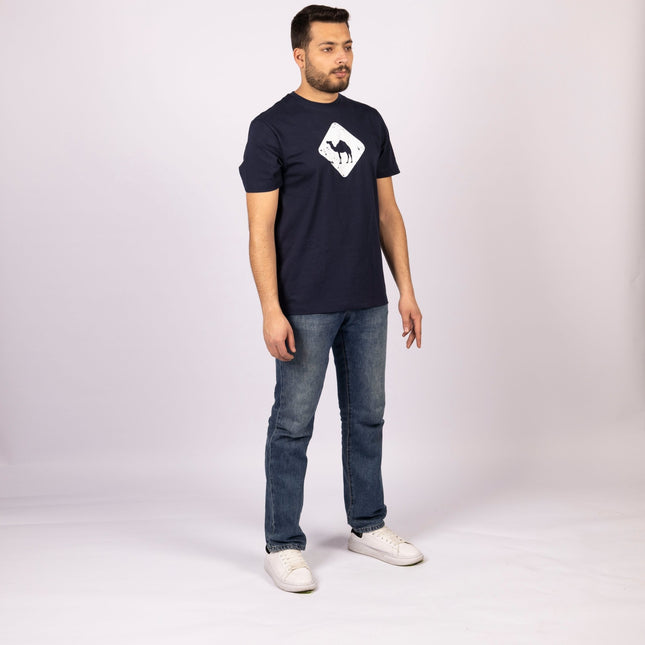 Jobedu Camel Crossing | Basic Cut T-shirt - Graphic T-Shirt - Unisex - Jobedu Jordan