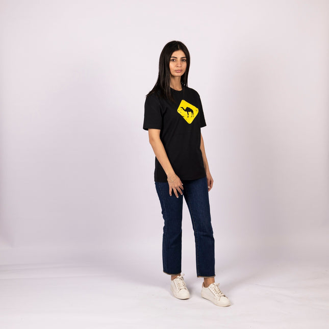 Jobedu Camel Crossing | Basic Cut T-shirt - Graphic T-Shirt - Unisex - Jobedu Jordan