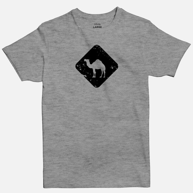 Jobedu Camel Crossing | Basic Cut T-shirt - Graphic T-Shirt - Unisex - Jobedu Jordan