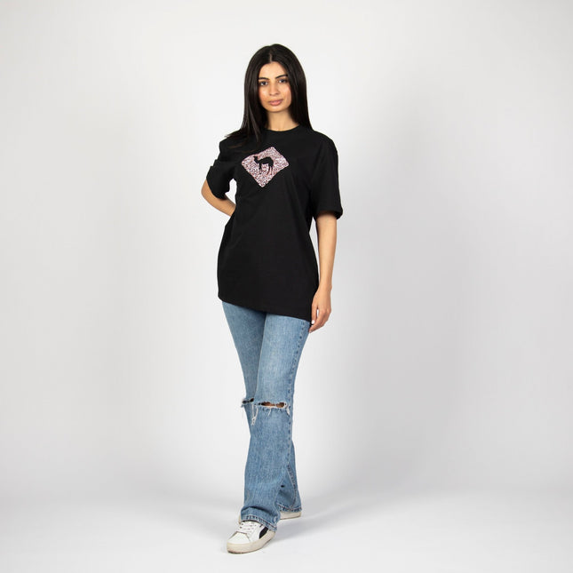 Jobedu Camel Crossing Calligraphy | Basic Cut T-shirt - Graphic T-Shirt - Unisex - Jobedu Jordan