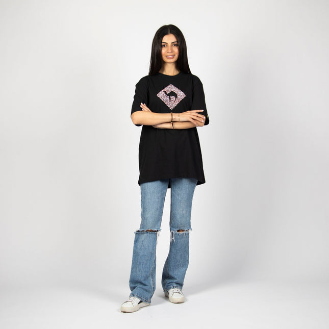 Jobedu Camel Crossing Calligraphy | Basic Cut T-shirt - Graphic T-Shirt - Unisex - Jobedu Jordan