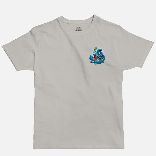 Octopus Icon | Basic Cut T-shirt - Graphic T-Shirt - Unisex - Jobedu Jordan