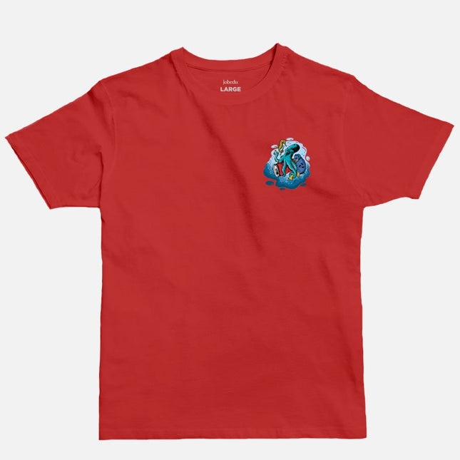 Octopus Icon | Basic Cut T-shirt - Graphic T-Shirt - Unisex - Jobedu Jordan