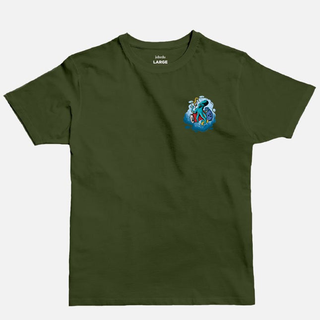 Octopus Icon | Basic Cut T-shirt - Graphic T-Shirt - Unisex - Jobedu Jordan