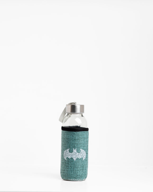 Batman Calligraphy | Premium Water Bottle with Sleeve