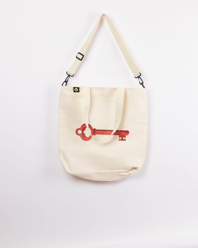 Farha Key | Off White Totebag Hanged