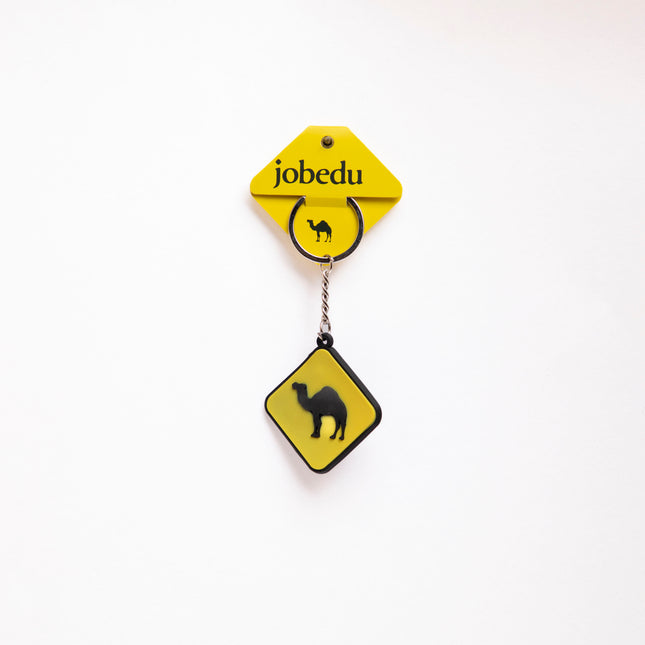Jobedu Camel Crossing | Rubber Keychain