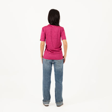 Charged Cherry Heather | T-shirt Unisex Sport Self-Rib