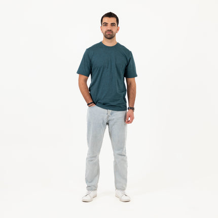 Nothy Navy Heather | T-shirt Unisex Self-Rib