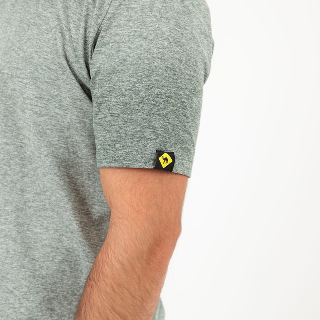 Flag Stone Heather | T-shirt Unisex Self-Rib