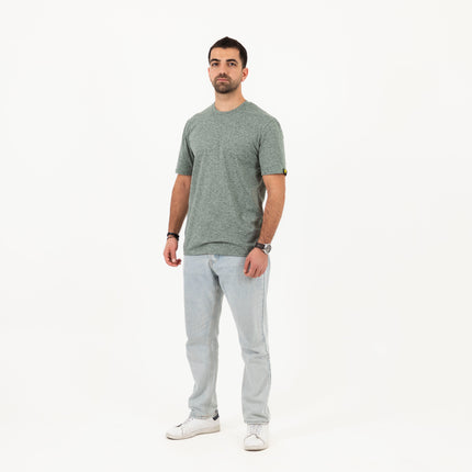 Flag Stone Heather | T-shirt Unisex Self-Rib