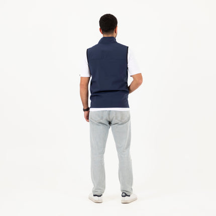 Jobedu Outline Summet Navy | Unisex Premium Windwall Vest