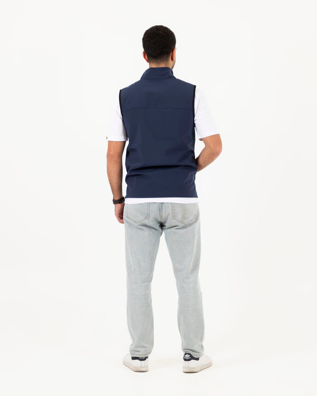 Jobedu Outline Summet Navy | Unisex Premium Windwall Vest