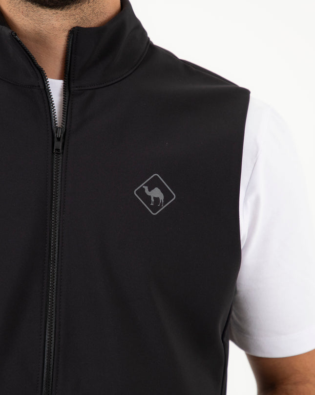 Jobedu Outline Black | Unisex Premium Windwall Vest