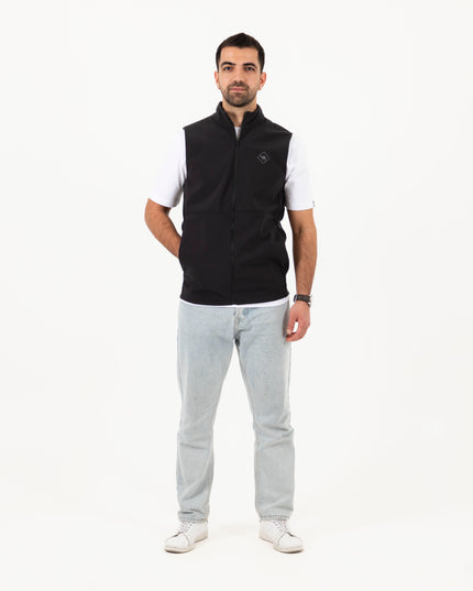 Jobedu Outline Black | Unisex Premium Windwall Vest