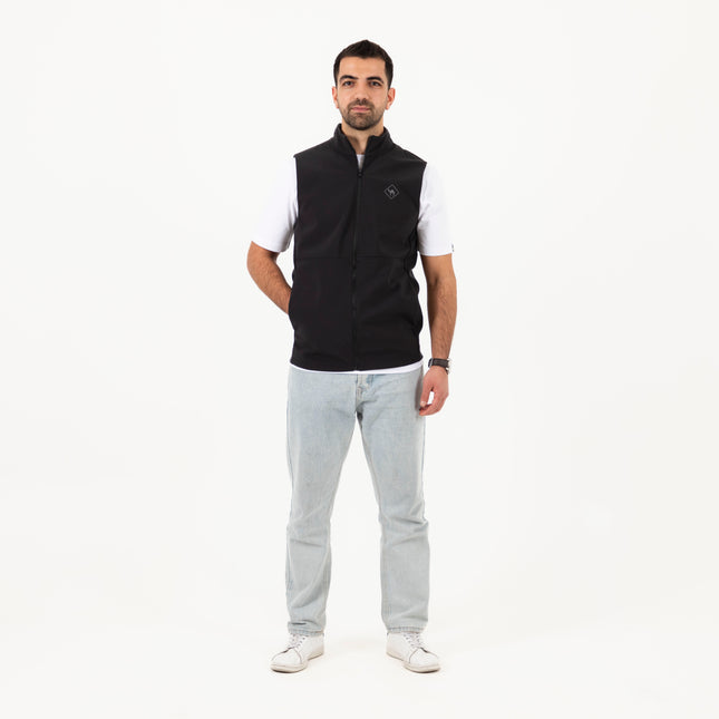 Jobedu Outline Black | Unisex Premium Windwall Vest