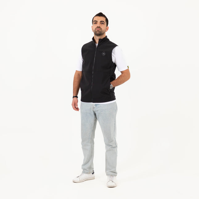 Jobedu Outline Black | Unisex Premium Windwall Vest