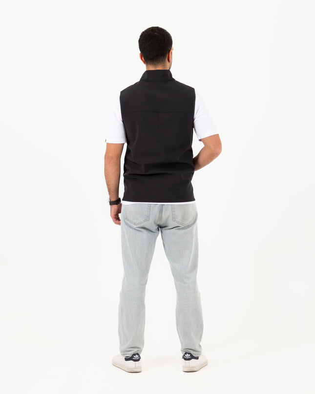 Jobedu Outline Black | Unisex Premium Windwall Vest