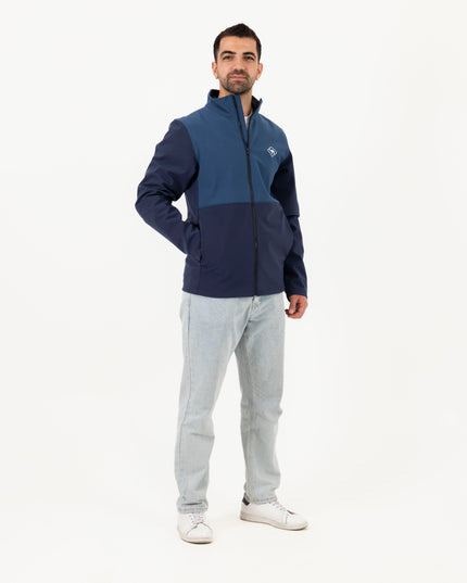 Jobedu Outline Summet Navy - Shady Blue | Unisex Premium Windwall Jacket
