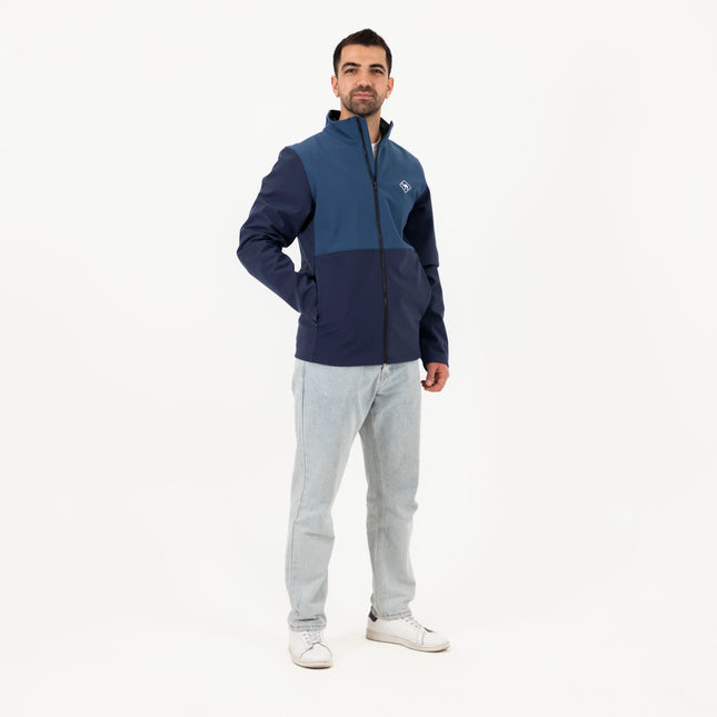 Jobedu Outline Summet Navy - Shady Blue | Unisex Premium Windwall Jacket