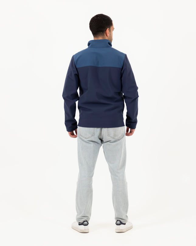 Jobedu Outline Summet Navy - Shady Blue | Unisex Premium Windwall Jacket