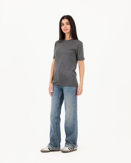 Carbon Heather | T-shirt Unisex Sport Self-Rib