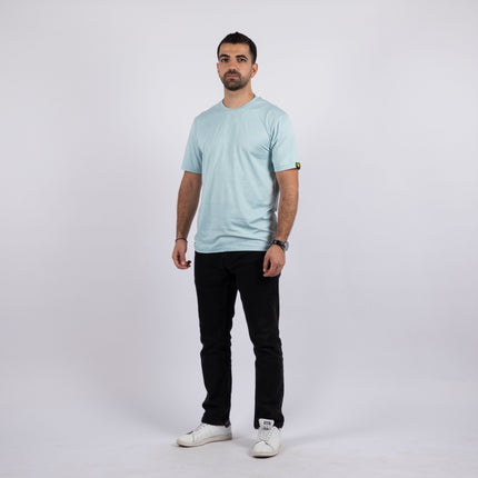 Aqua Inlet Heather | T-shirt Unisex Self-Rib
