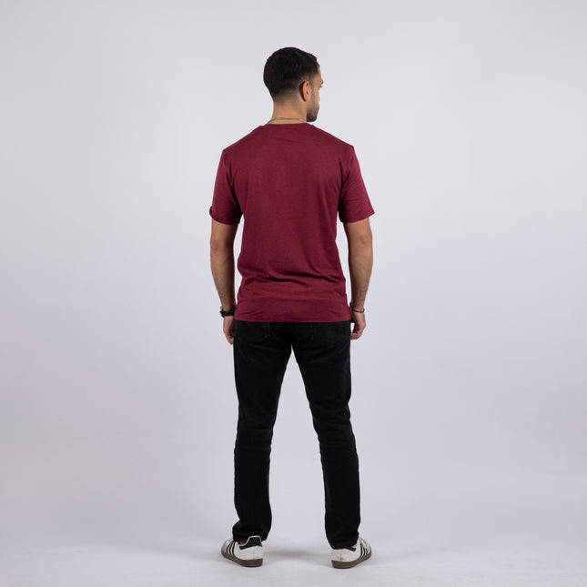 Merlot Wine Heather | T-shirt Unisex Self-Rib