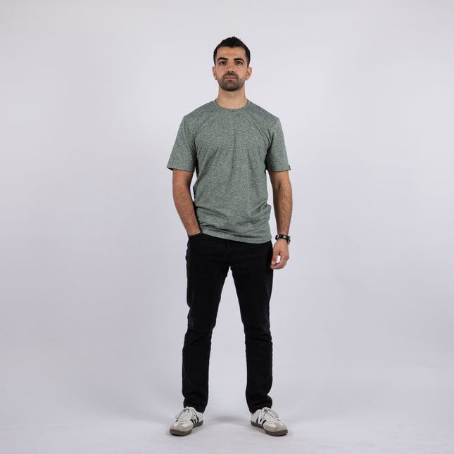 Flag Stone Heather | T-shirt Unisex Self-Rib
