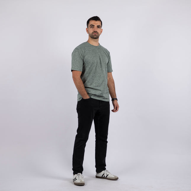 Flag Stone Heather | T-shirt Unisex Self-Rib