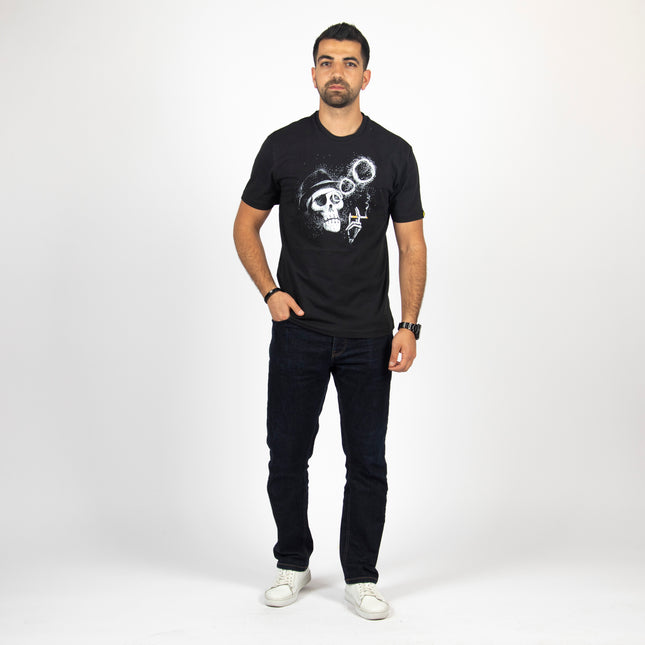 Smoking Skull | Premium SuperBasic Ghraphic T-Shirt