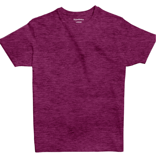 Charged Cherry Heather | T-shirt Unisex Sport Self-Rib