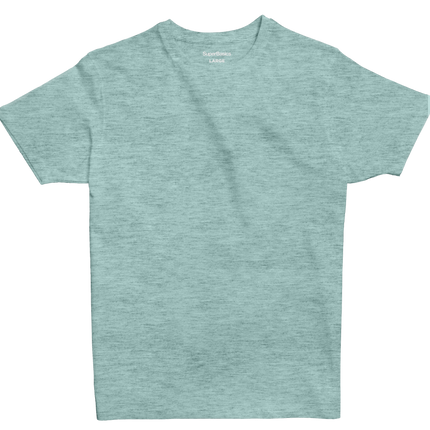 Agreeable Green Heather | T-shirt Unisex Self-Rib