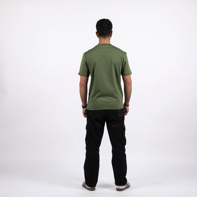 Army Green | Basic Cut T-shirt - Basic T-Shirt - Unisex - Jobedu Jordan