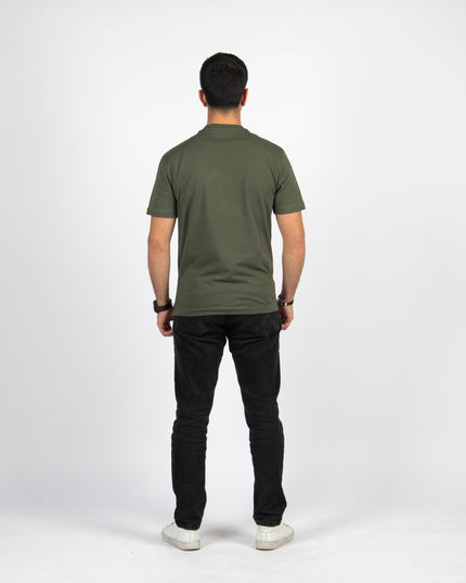 Army Green | Basic Cut T-shirt - Basic T-Shirt - Unisex - Jobedu Jordan