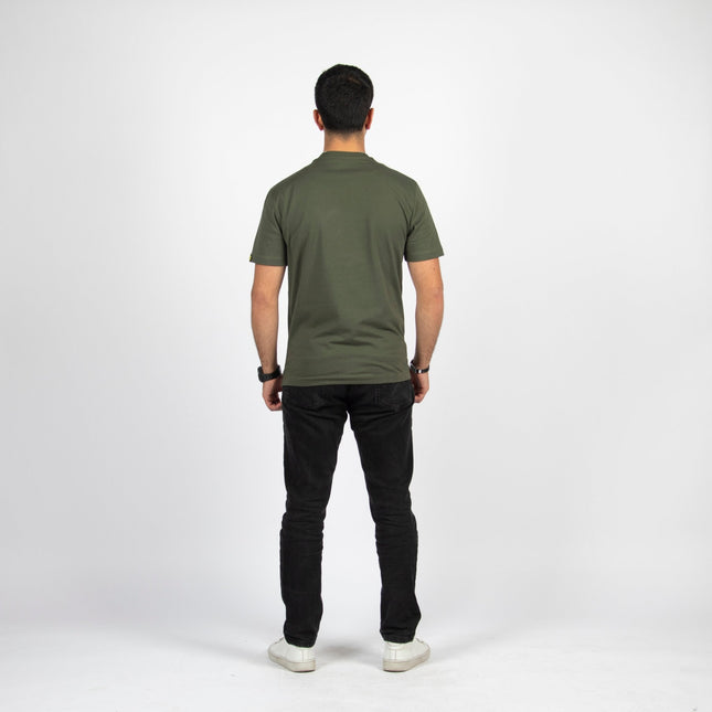 Army Green | Basic Cut T-shirt - Basic T-Shirt - Unisex - Jobedu Jordan
