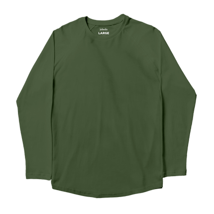 Army Green | Basic Premium T-shirt Unisex Longsleeve - Basic Premium T-shirt Unisex Longsleeve - Jobedu Jordan