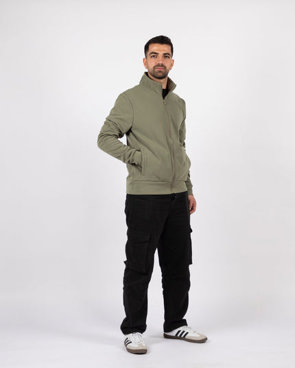 Army Green | Unisex Superbasic Trainer Jacket - Unisex Superbasic Trainer Jacket - Jobedu Jordan