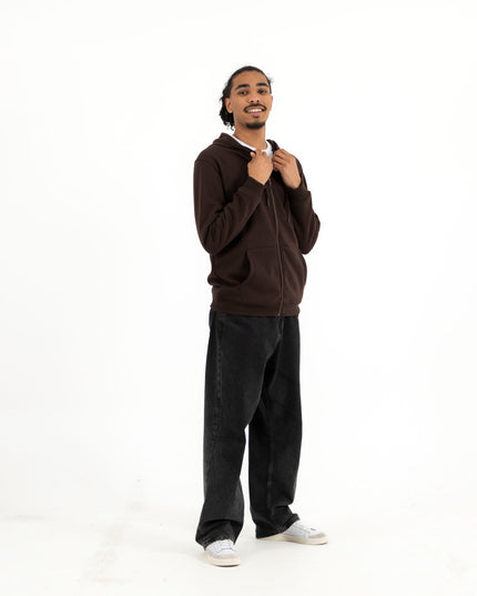 Basic - Blackmend Brown | Unisex Adult Zipup - Basic Zipup - Unisex - Jobedu Jordan