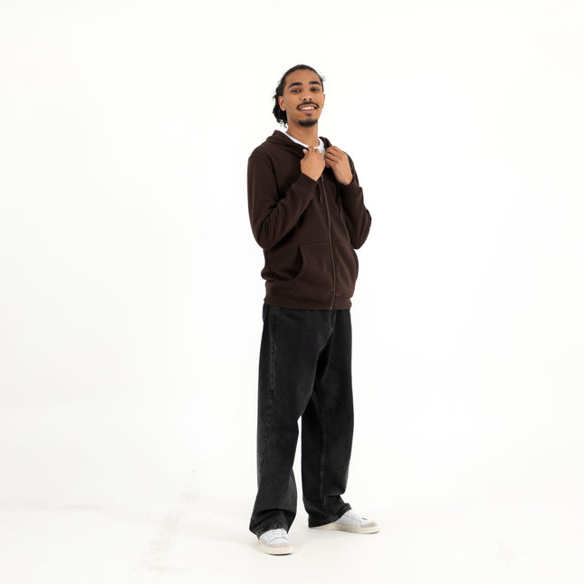 Basic - Blackmend Brown | Unisex Adult Zipup - Basic Zipup - Unisex - Jobedu Jordan