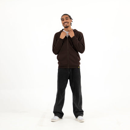 Basic - Blackmend Brown | Unisex Adult Zipup - Basic Zipup - Unisex - Jobedu Jordan