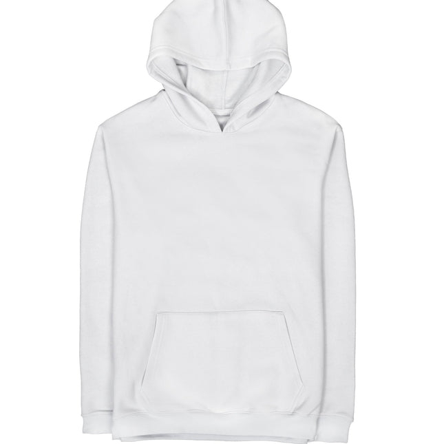 Basic - White | Unisex Adult Hoodie - Basic Hoodie - Unisex - Jobedu Jordan
