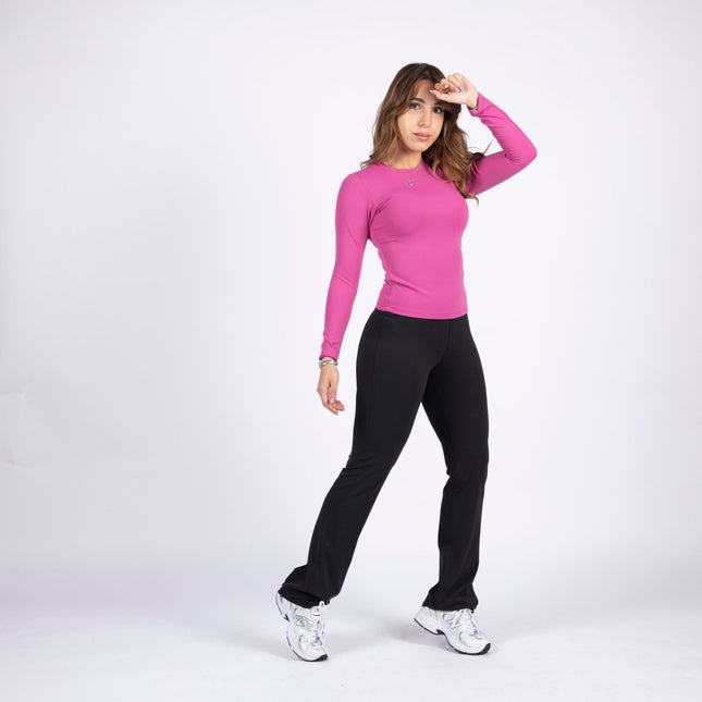 Berry | Women's Soft Knit Long Sleeve Tshirt - Women's Soft Knit Long Sleeve Tshirt - Jobedu Jordan
