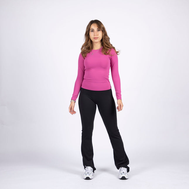 Berry | Women's Soft Knit Long Sleeve Tshirt - Women's Soft Knit Long Sleeve Tshirt - Jobedu Jordan
