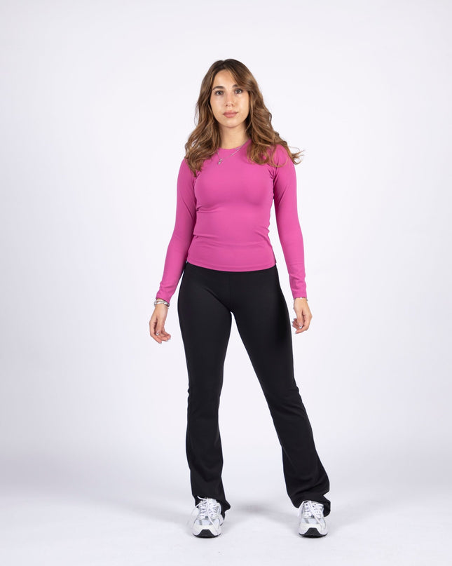 Berry | Women's Soft Knit Long Sleeve Tshirt - Women's Soft Knit Long Sleeve Tshirt - Jobedu Jordan