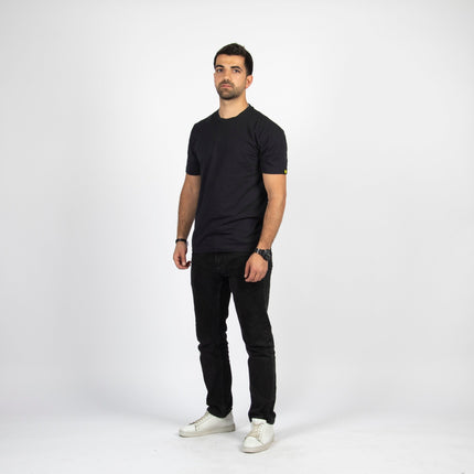 Black | Basic Cut T-shirt - Basic T-Shirt - Unisex - Jobedu Jordan