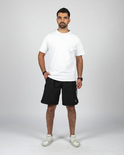 BLACK - GREY | Men's Swimming Short - Men's Swimming Shorts - Jobedu Jordan